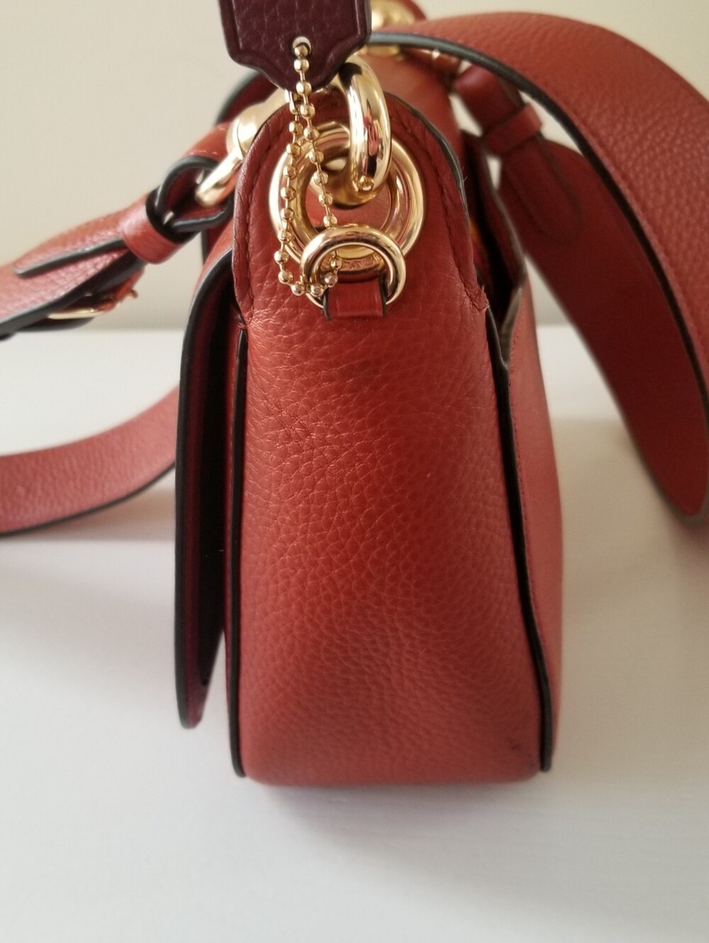 Coach Jes Messenger Bag Varsity Stripe Crossbody - Picture 5 of 15